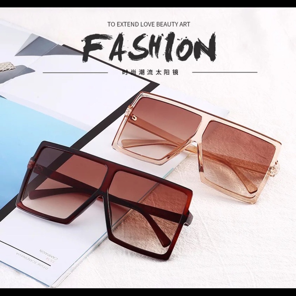 Fashion Oversize Square Sunglasses